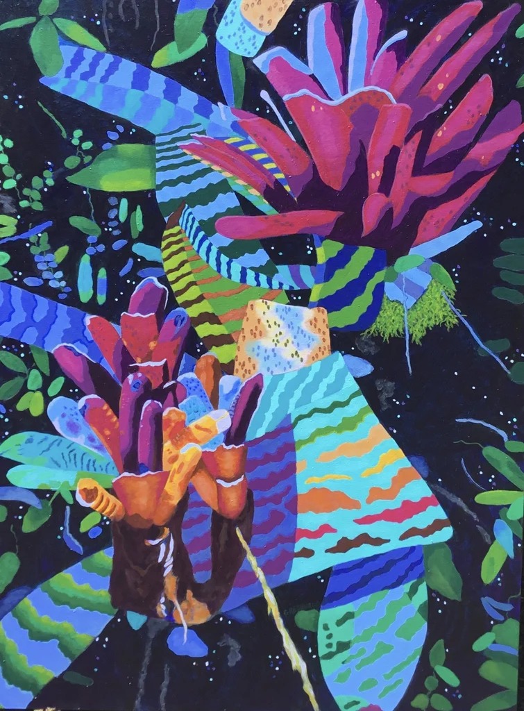 The Garden At Night  |  36" x 48"