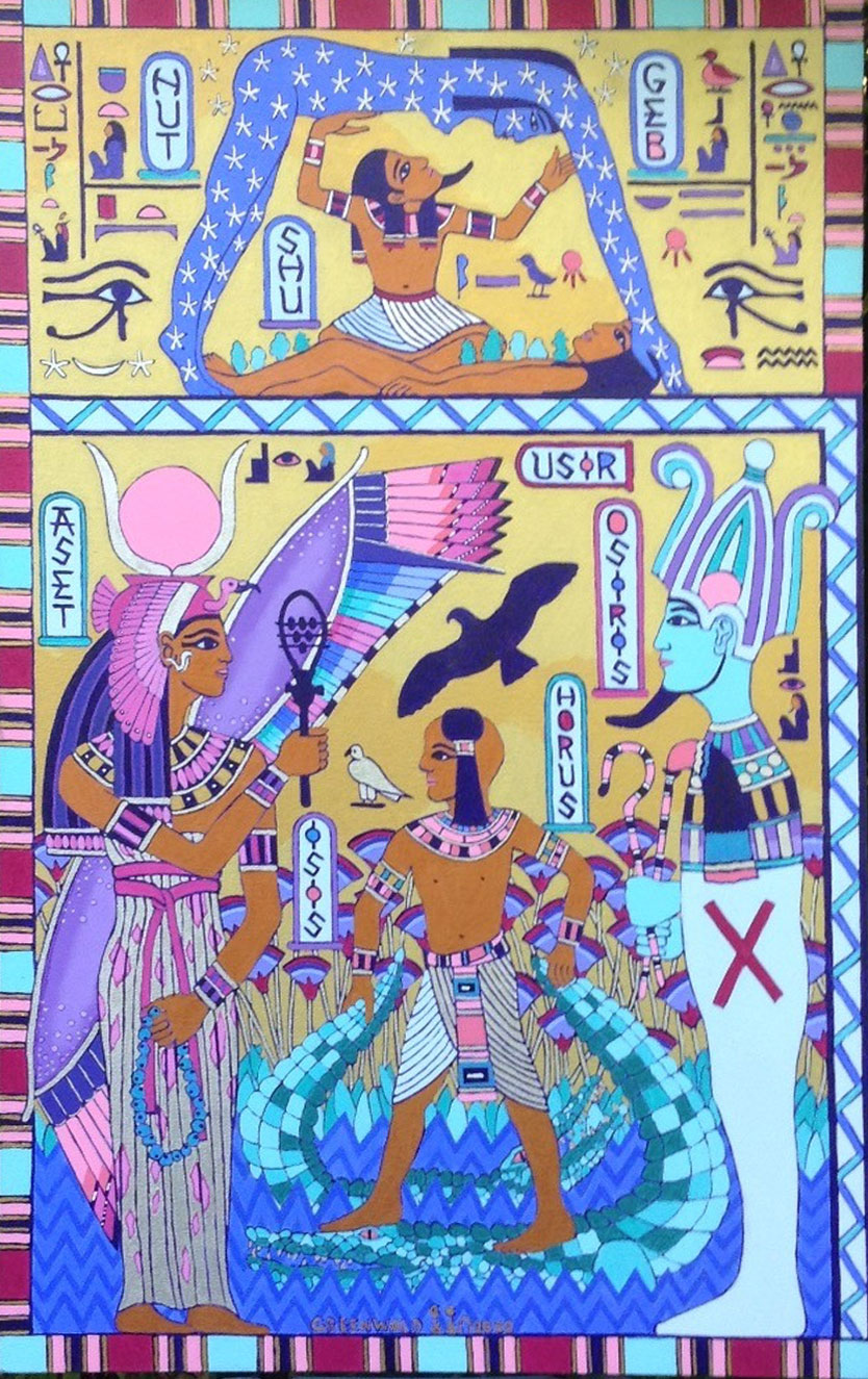 #7 Isis, Horus, Osiris