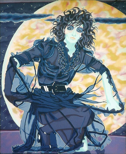 Woman Dancing in Moonlight