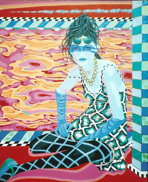 Woman Poolside