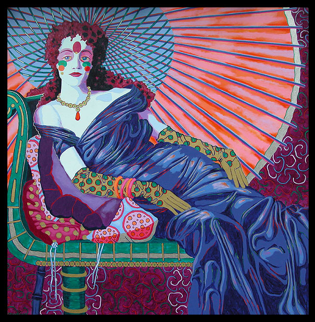Woman with Umbrella